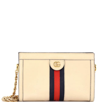 Gucci Ophidia Chain Shoulder Bag Leather Small
