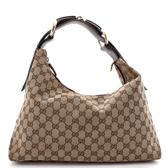Gucci Horsebit Hobo GG Canvas Medium