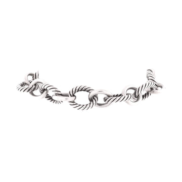 David Yurman Oval Link Bracelet Sterling Silver XL