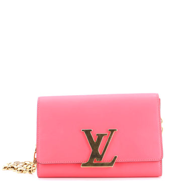 Louis Vuitton Chain Louise Clutch Leather GM