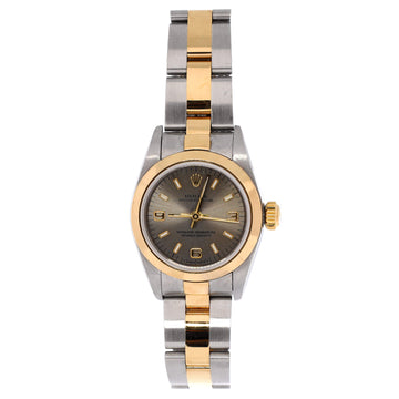 Rolex Oyster Perpetual Automatic Watch Stainless Steel and Yellow Gold 24