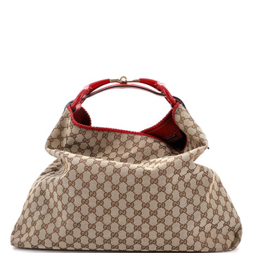 Gucci Horsebit Hobo GG Canvas Large