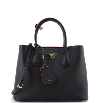 Prada Cuir Double Tote Saffiano Leather Medium