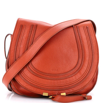 Chloe Marcie Saddle Bag Leather Medium