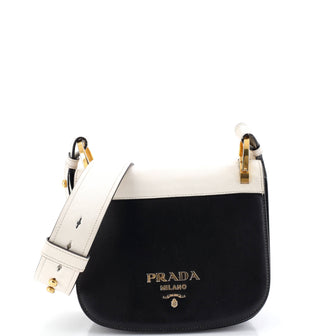 Prada Pionniere Saddle Crossbody Bag City Calfskin Small