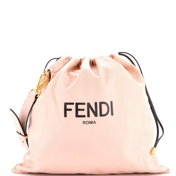 Fendi Pack Pouch Crossbody Bag Leather Medium
