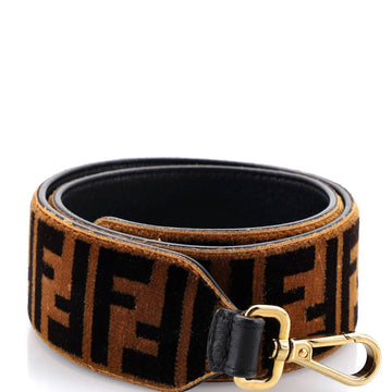 Fendi Strap You Shoulder Strap Zucca Velvet