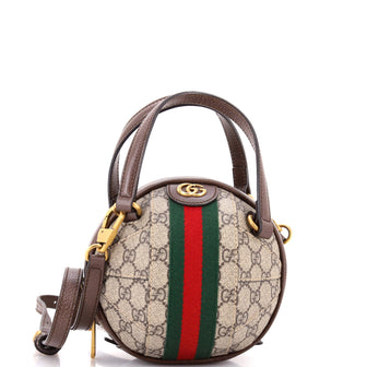 Gucci Ophidia Basketball Bag GG Coated Canvas Mini