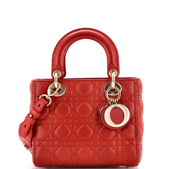 Christian Dior My ABCDior Lady Dior Bag Cannage Quilt Lambskin