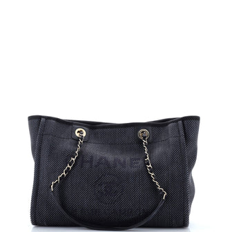 Chanel Deauville Tote Mixed Fibers Small