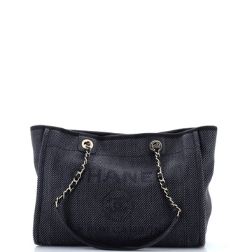 Chanel Deauville Tote Mixed Fibers Small