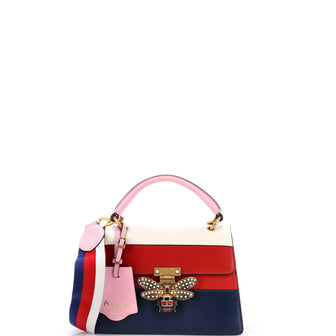 Gucci Queen Margaret Top Handle Bag Colorblock Leather Small