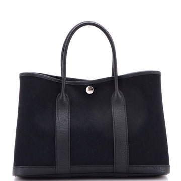 Hermes Garden Party Tote Toile and Leather 30