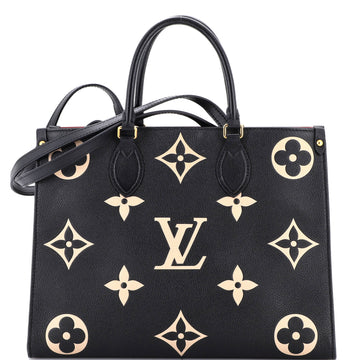 Louis Vuitton OnTheGo Tote Bicolor Monogram Empreinte Giant MM