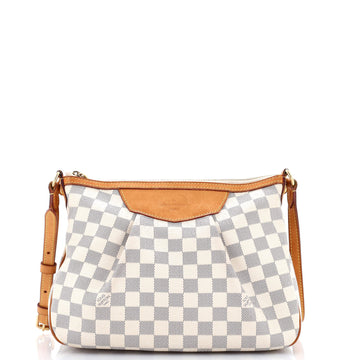 Louis Vuitton Siracusa Handbag Damier PM