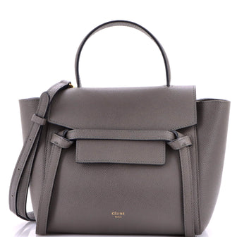 Celine Belt Bag Textured Leather Nano