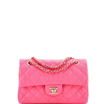 Chanel Classic Double Flap Bag Quilted Caviar Small