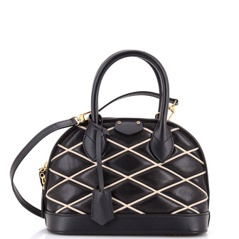Louis Vuitton Alma Handbag Malletage Leather BB