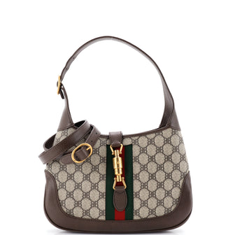 Balenciaga x Gucci The Hacker Project Jackie 1961 Hobo BB Coated Canvas Small
