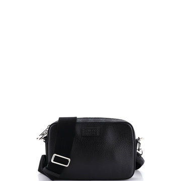 Gucci Crossbody Camera Bag Leather and GG Coated Canvas Small