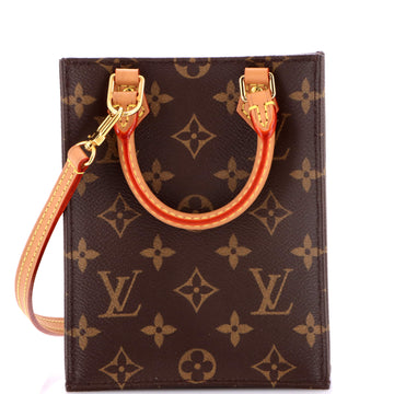 Louis Vuitton Petit Sac Plat Bag Monogram Canvas