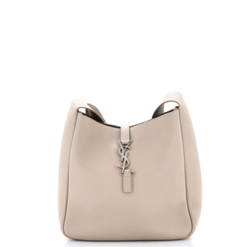 Saint Laurent Le 5 a 7 Supple Hobo Leather Small