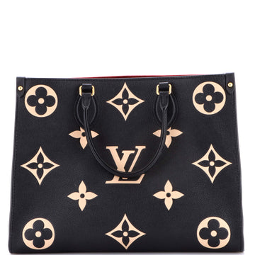 Louis Vuitton OnTheGo Tote Bicolor Monogram Empreinte Giant MM