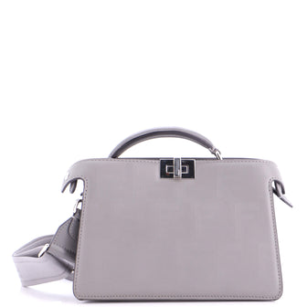 Fendi Peekaboo ISeeU XCross Bag Zucca Leather
