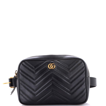 Gucci GG Marmont Square Belt Bag Matelasse Leather