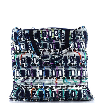 Chanel Beach Tote Printed Terry Cloth Large