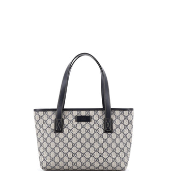 Gucci Plus Tote GG Coated Canvas with Leather Small