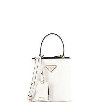 Prada Panier Bucket Bag Saffiano Leather Small