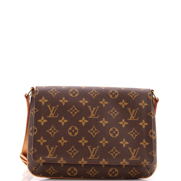 Louis Vuitton Musette Tango Handbag Monogram Canvas
