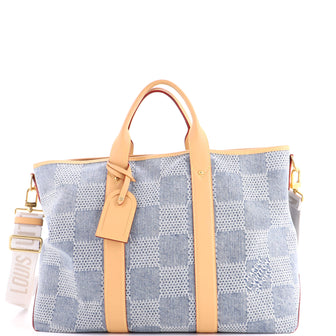 Louis Vuitton Weekend Tote NM Damier 3D Denim