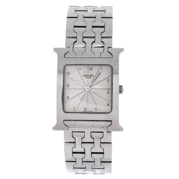 Hermes Heure H Quartz Watch Stainless Steel 26