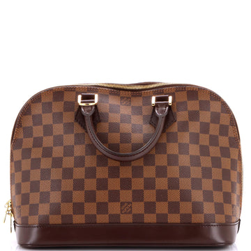 Louis Vuitton Vintage Alma Handbag Damier PM