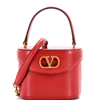 Valentino Garavani Vain VLogo Vanity Bag Patent