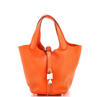 Hermes Picotin Lock Bag Clemence PM