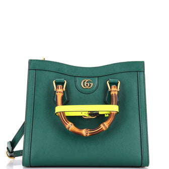 Gucci Diana NM Bamboo Handle Tote Leather Small