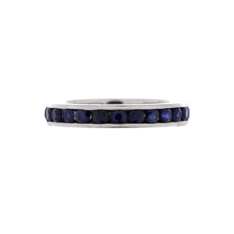 Tiffany & Co. Full Eternity Bang Ring Platinum with Sapphires