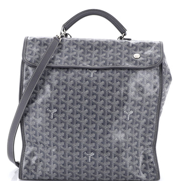 Goyard Saint Leger Briefcase Backpack Coated Canvas
