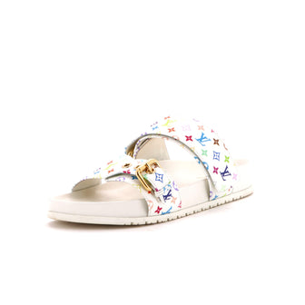 Louis Vuitton Women's Bom Dia Flat Mules Monogram Canvas