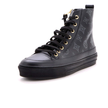 Louis Vuitton Women's Stellar Zip Up Sneaker Boots Monogram Perforated Leather