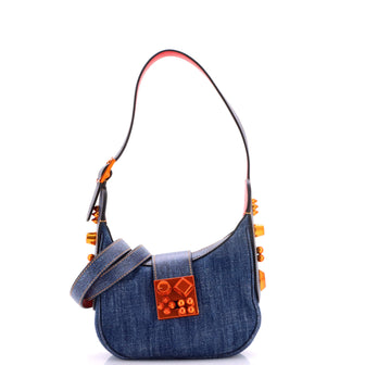 Christian Louboutin Carasky Hobo Denim Mini