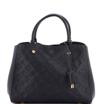 Louis Vuitton Montaigne Handbag Monogram Empreinte Leather MM