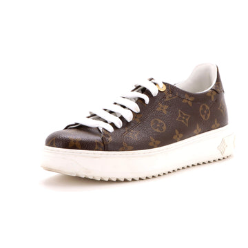 Louis Vuitton Women's Time Out Sneakers Monogram Canvas
