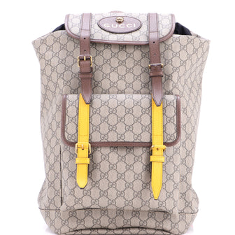 Gucci Courrier Soft Backpack GG Coated Canvas Large