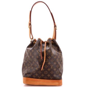 Louis Vuitton Noe Handbag Monogram Canvas Large