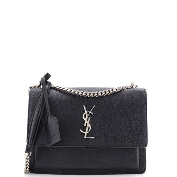 Saint Laurent Sunset Crossbody Bag Leather Medium