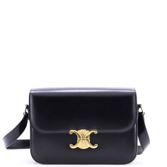 Celine Triomphe Shoulder Bag Smooth Calfskin Medium